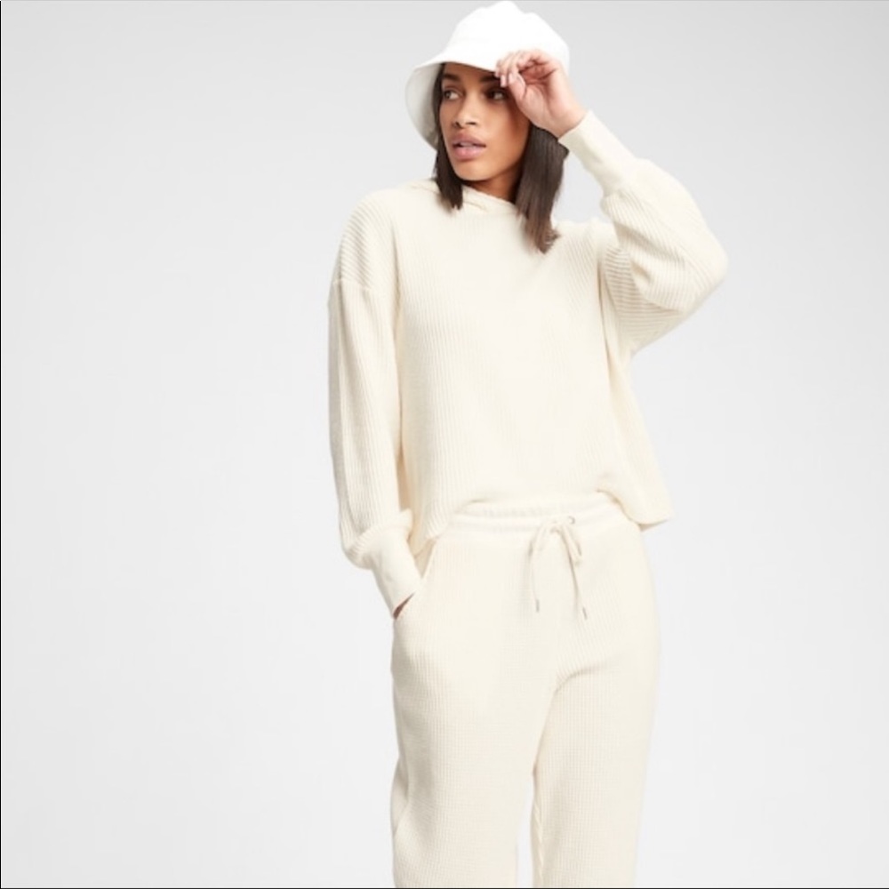 FULL SET- GAP Waffle Knit Hoodie & Jogger Set